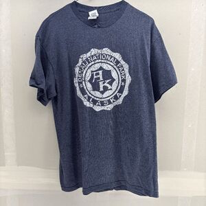 Vintage Denali National Park Alaska Tee Shirt size L Early 2000s EUC